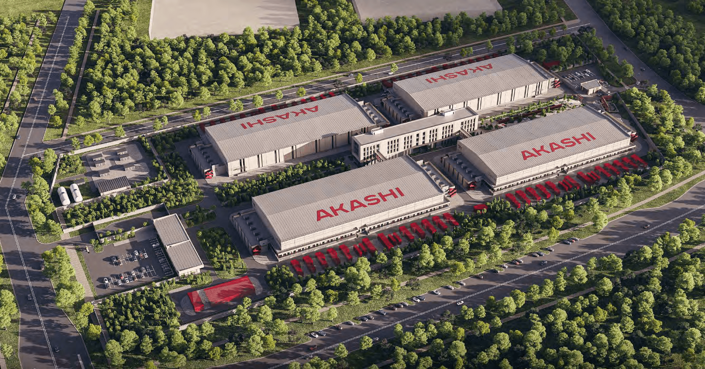 Генеральный план кампуса AKASHI Data Center